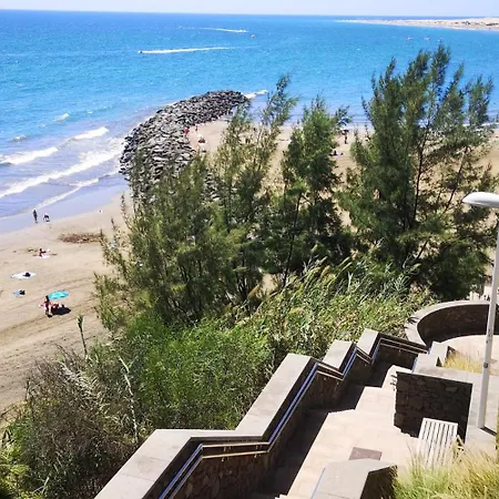 Modernes Apartment Mit Poolblick In Top-Lage Von Playa Del Ingles Apartment